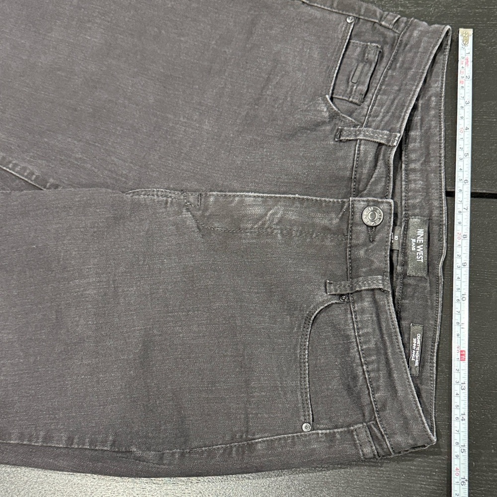 Nine West Black Denim Skinny Jeans - 10 - Picture 5 of 6